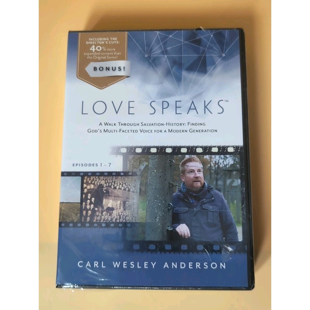 Love Speaks A Walk Through Salvation History Carl Wesley Anderson DVD New Sealed